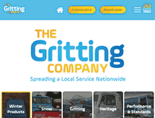 Tablet Screenshot of gritting.co.uk